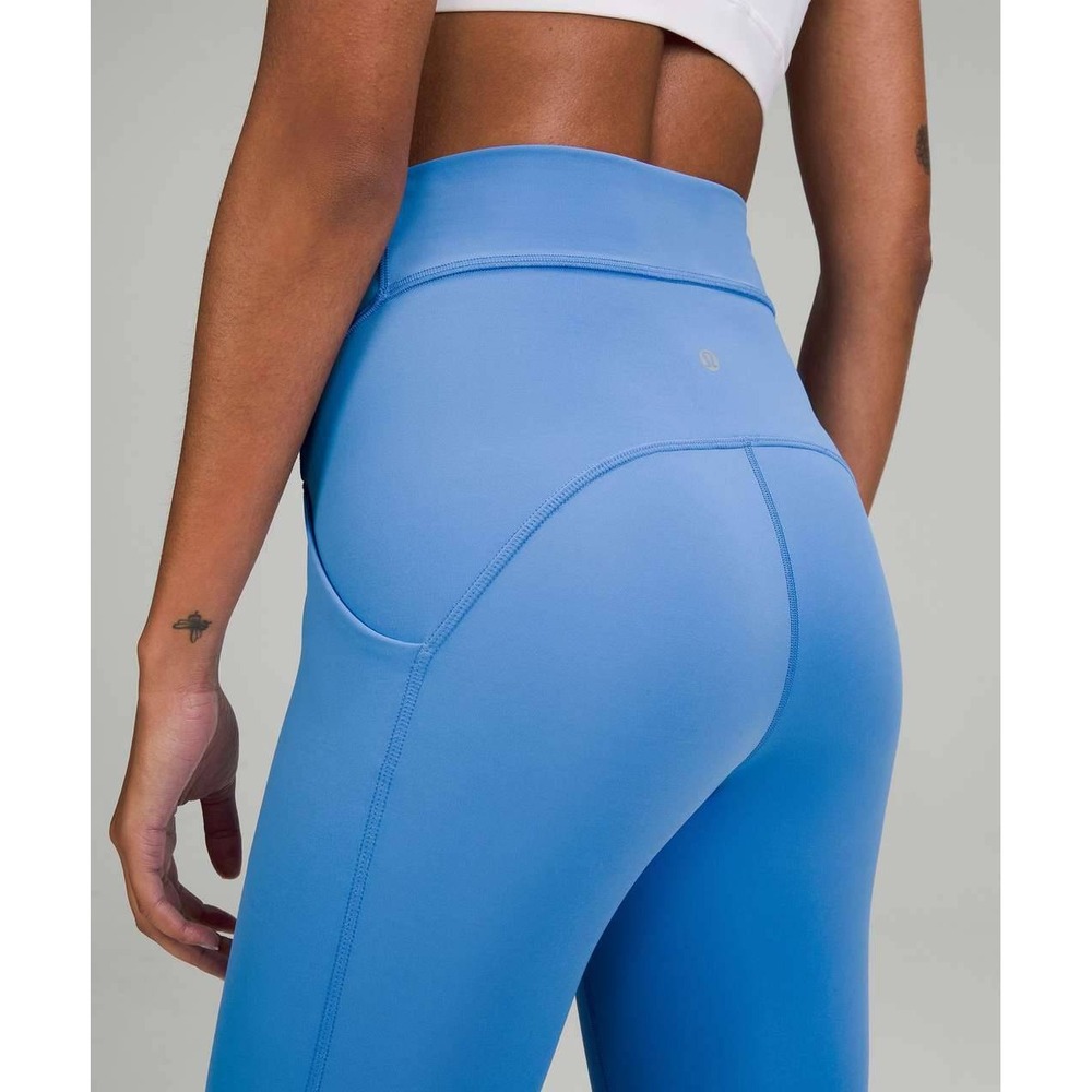 Lululemon Power Thru High-Rise Tight 2 Blue Nile Excellent Training Barbie